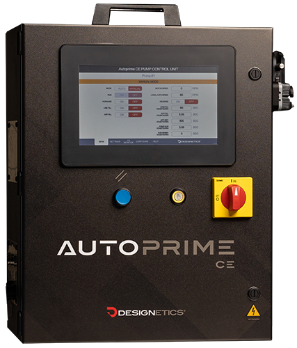 Front view of the Autoprime CE system.