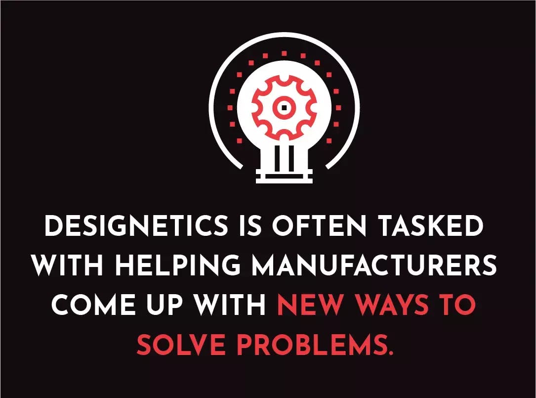 Designetics solves fluid application problems for manufacturers.