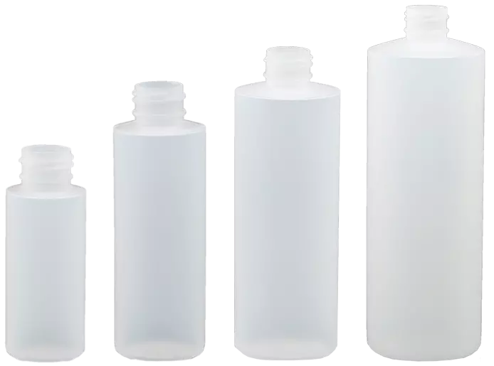 Various plastic bottles used for fluid application.