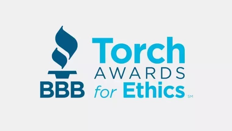 BBB Torch awards for ethics graphic.