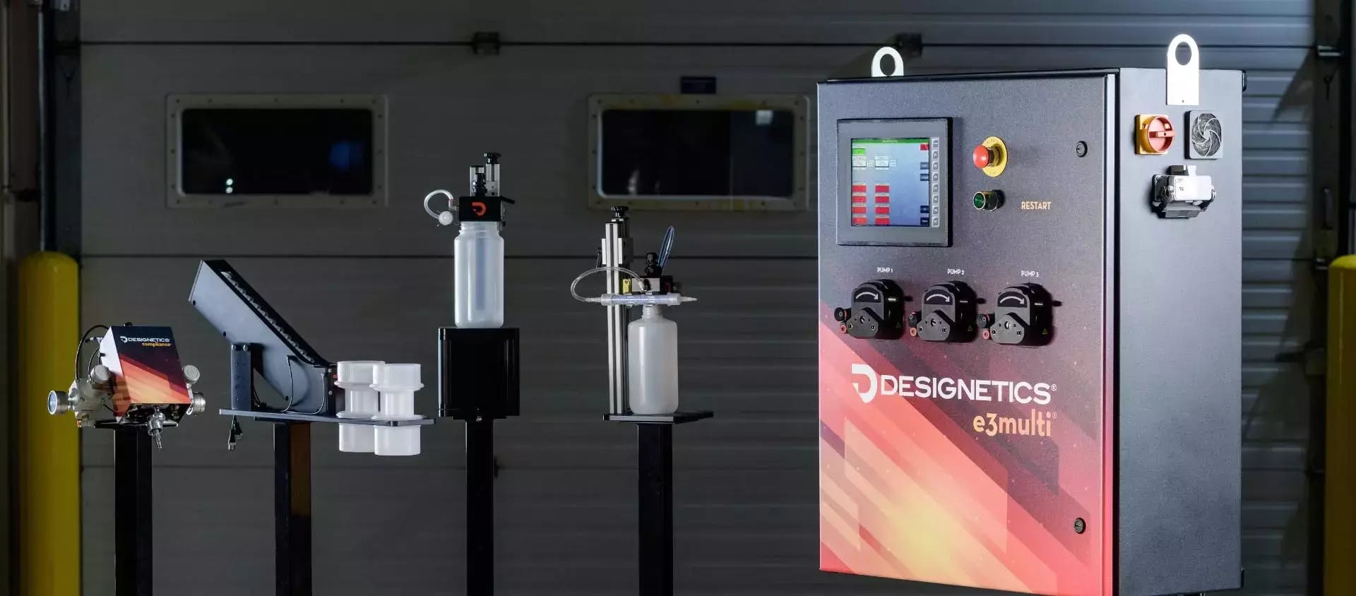 Fluid application system and various accessories.